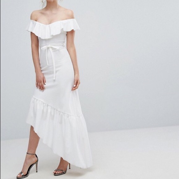 ASOS Dresses & Skirts - Ruffle dress wedding bride shower reception
